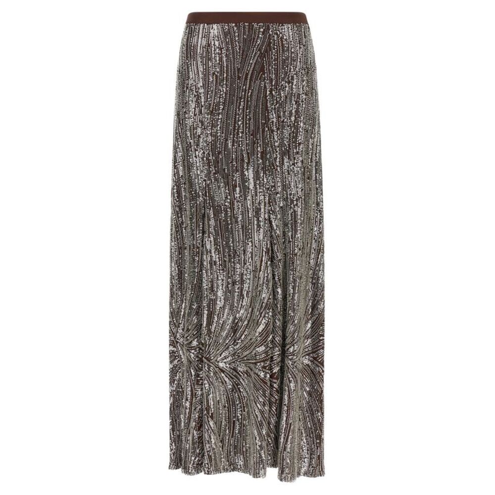 Paco Rabanne Women Sequin And Pearl Skirt